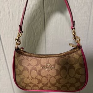 Pink Coach shoulder bag